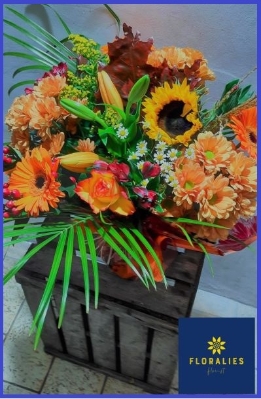 Colours of Autumn Hand tied
