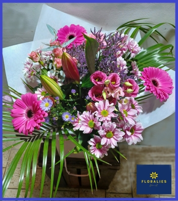 Pretty in pinks Hand tied