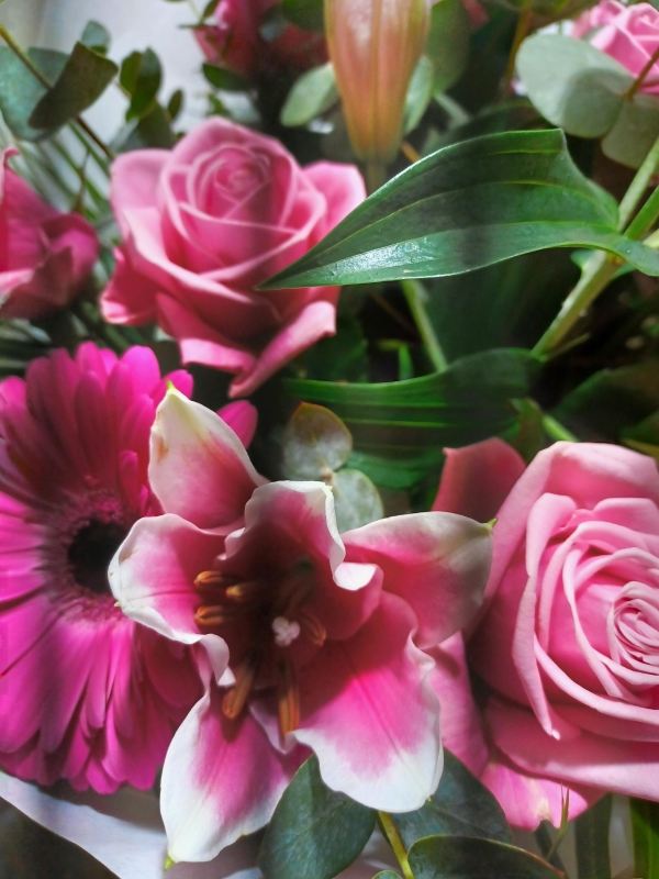 Rose & Lily Indulgence Hand tied
