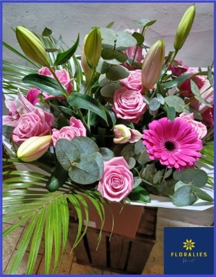 Rose & Lily Indulgence Hand tied